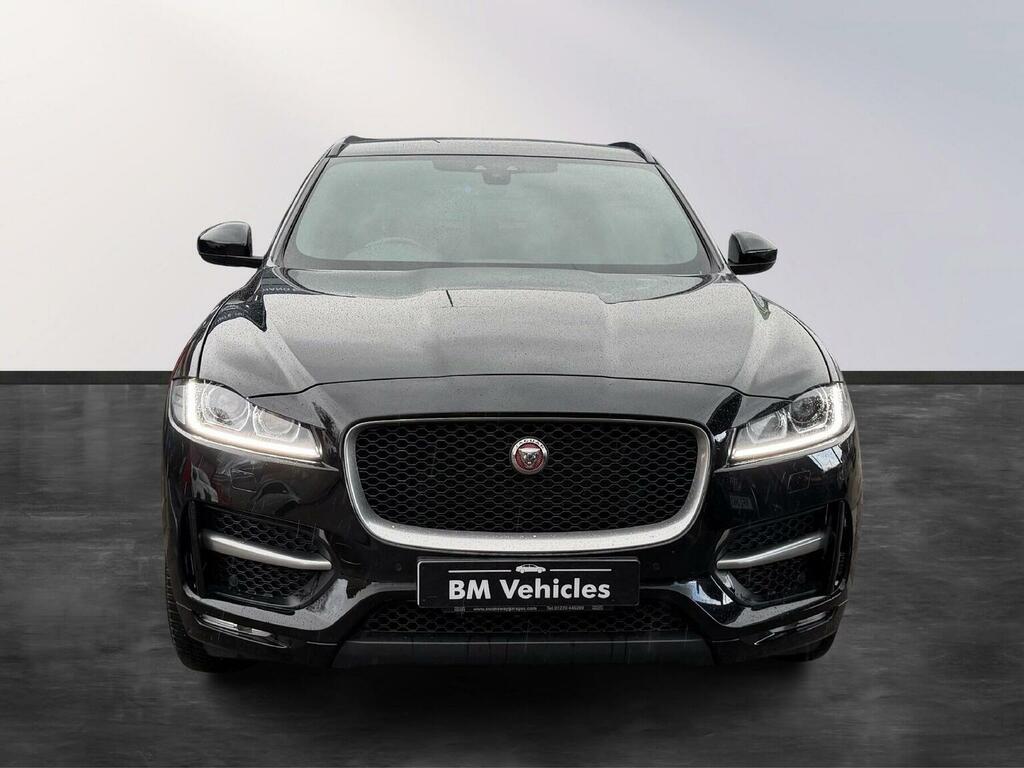 Jaguar F-Pace Suv 2.0 D180 R-sport Awd Euro 6 Ss 20 FP66LXR Black #2