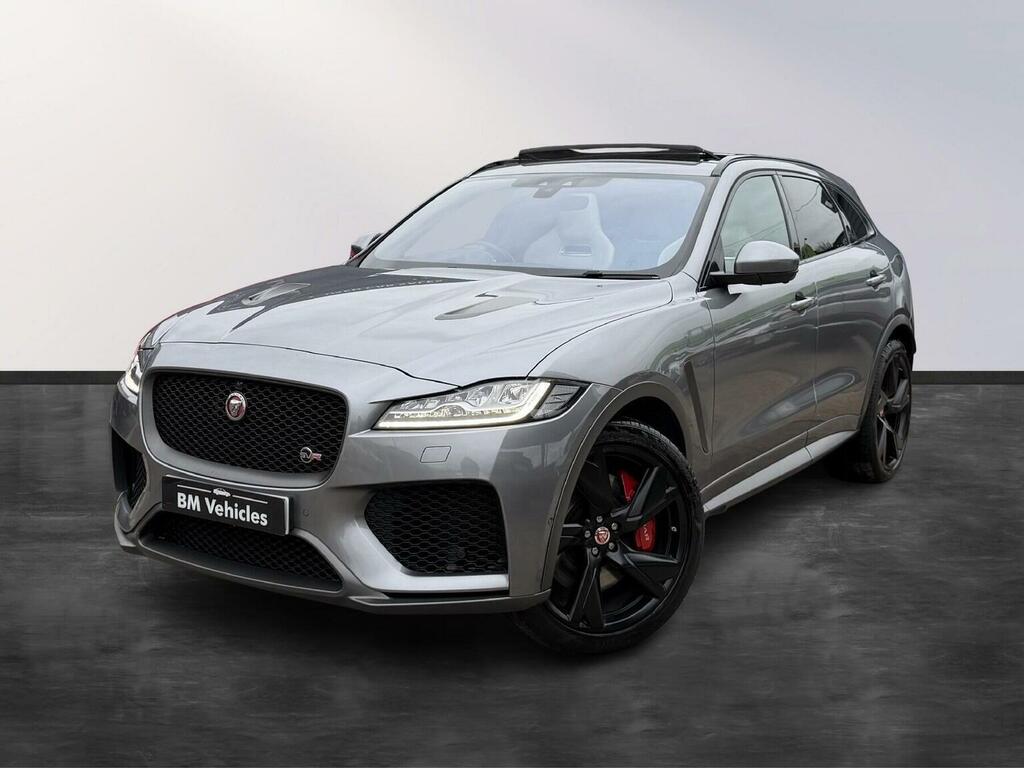 Jaguar F-Pace Suv 5.0 V8 Svr Quickshift Awd Euro 6 Ss 20 HC19LWV Grey #3
