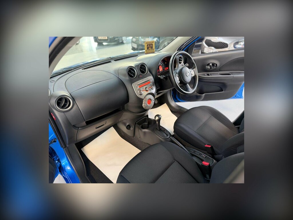 Nissan Micra 1.2 12V Acenta Hatchback Cvt Euro 5 80 Blue #6