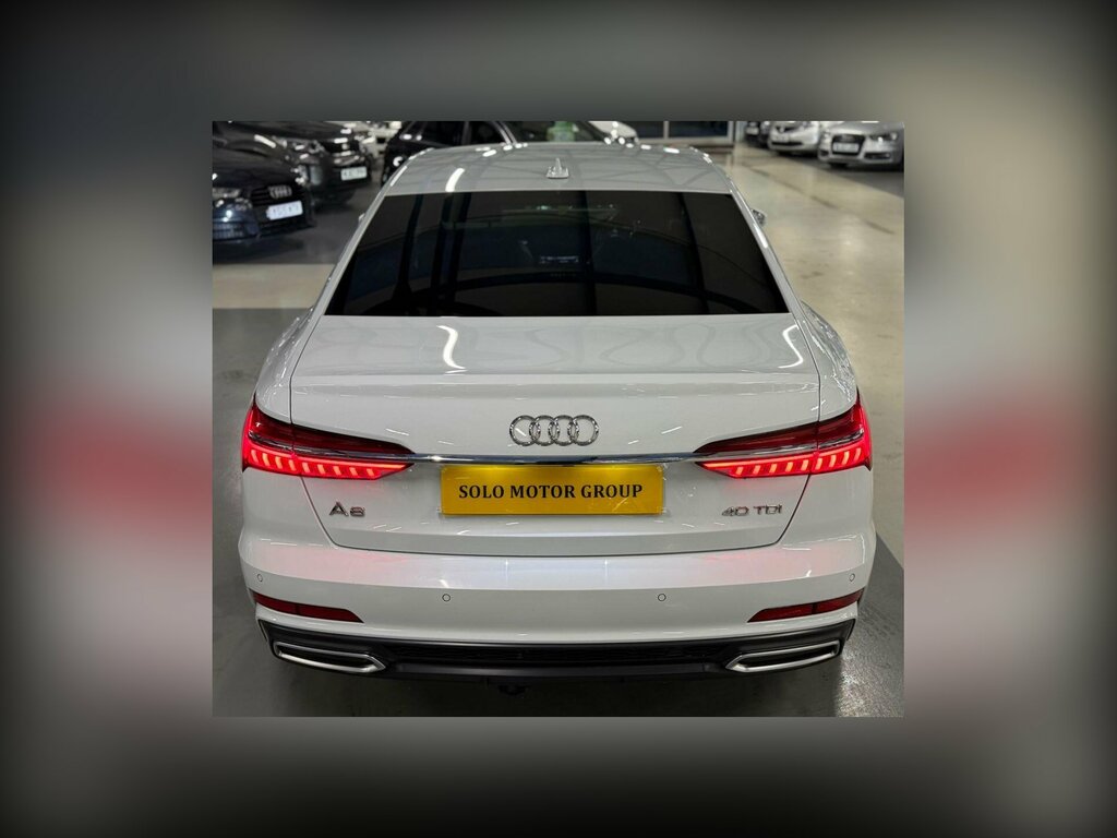 Audi A6 Saloon 2.0 Tdi 40 S Line Saloon S Tronic Euro White #5