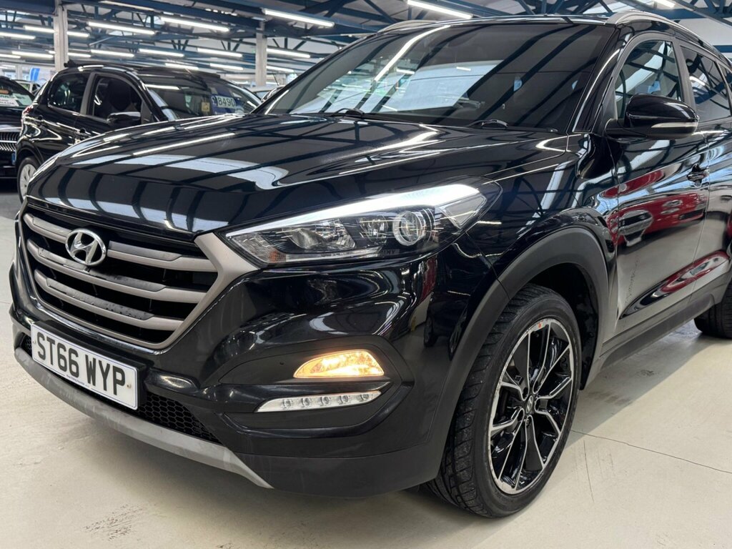Hyundai Tucson 1.7 Crdi Blue Drive Se Nav Dct Euro 6 Ss ST66WYP Black #6