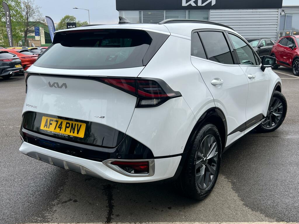 Kia Sportage 1.6 T-gdi Hev Gt-line S AF74PNV White #3