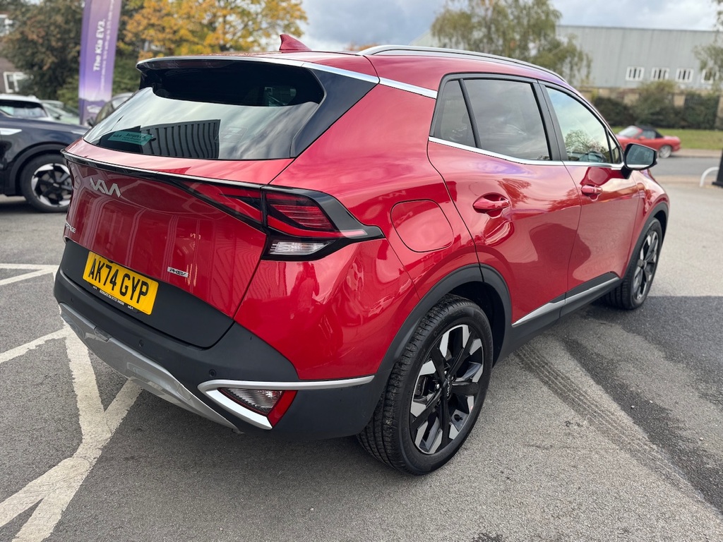 Kia Sportage 1.6 T-gdi Phev 3 AK74GYP Red #4