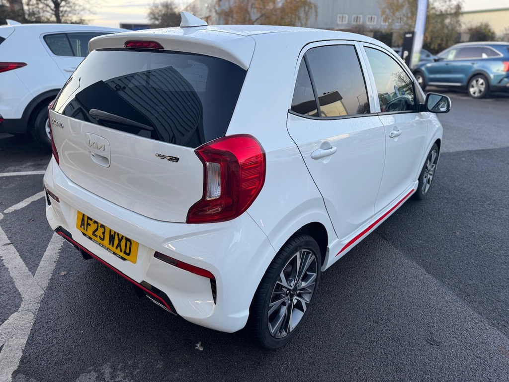 Kia Picanto 1.0 Dpi Isg Gt-line AF23WXD White #6