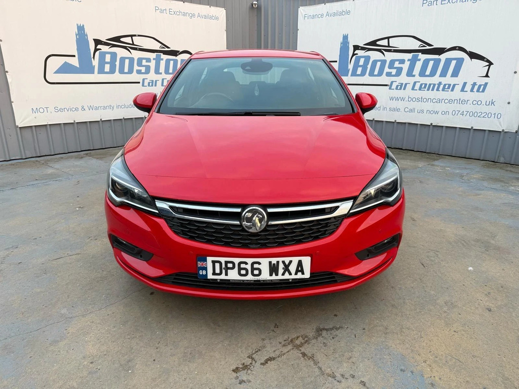 Vauxhall Astra Astra 2016 66 1.6 Cdti 16V 136 Sri 5Dr-dp66wxa Red