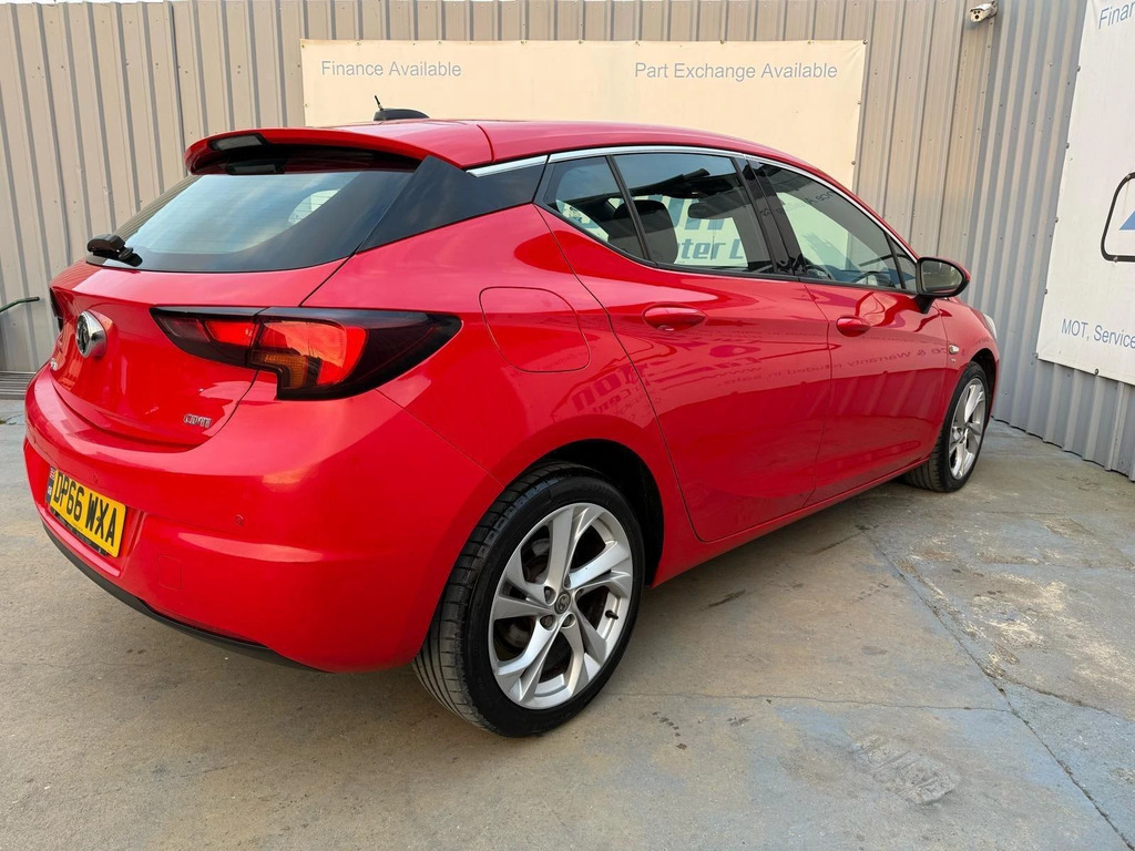 Vauxhall Astra Astra 2016 66 1.6 Cdti 16V 136 Sri 5Dr-dp66wxa DP66WXA Red #4