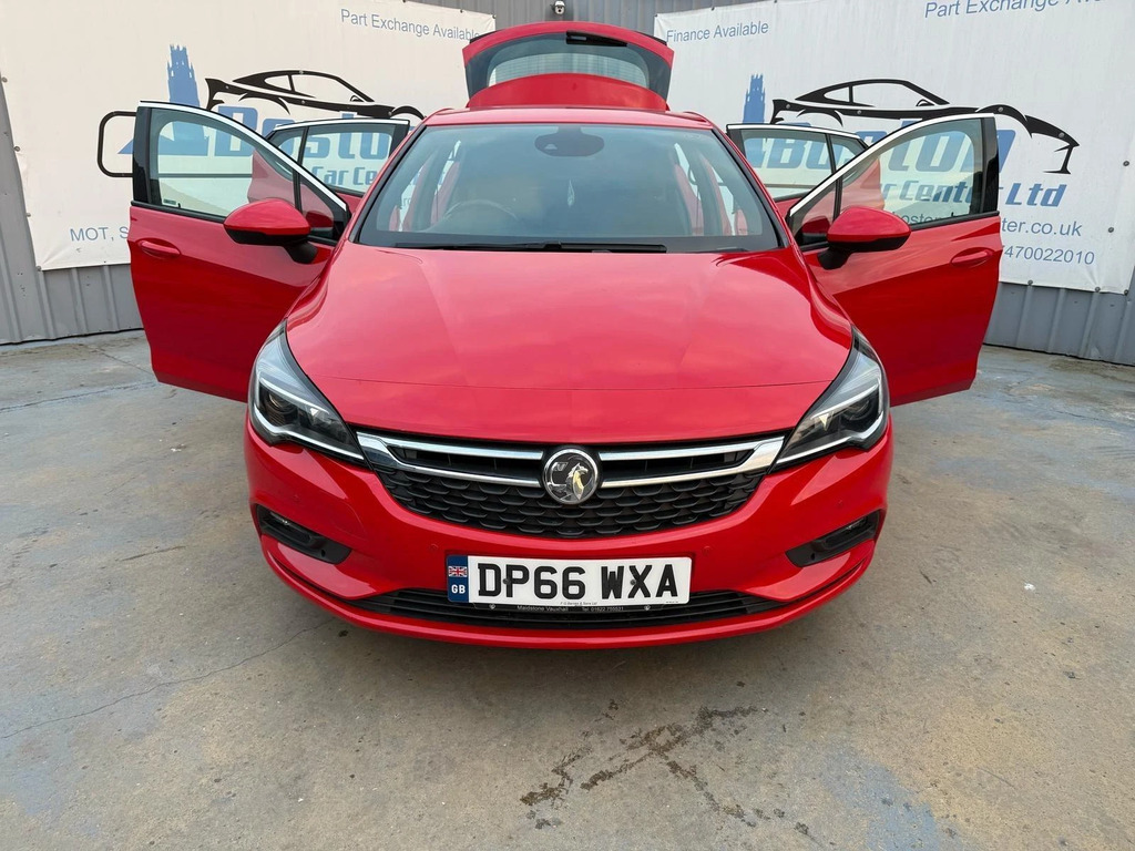 Vauxhall Astra Astra 2016 66 1.6 Cdti 16V 136 Sri 5Dr-dp66wxa DP66WXA Red #3