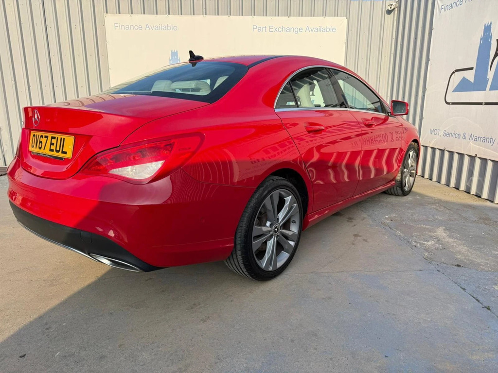 Mercedes-Benz CLA Class Cla 2017 67 Cla 200D Sport Tip OV67EUL Red #4