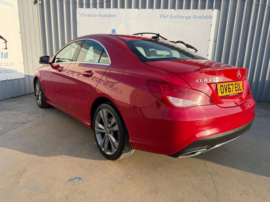 Mercedes-Benz CLA Class Cla 2017 67 Cla 200D Sport Tip OV67EUL Red #6