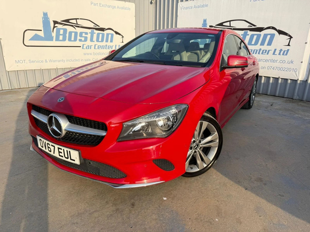 Mercedes-Benz CLA Class Cla 2017 67 Cla 200D Sport Tip OV67EUL Red #2
