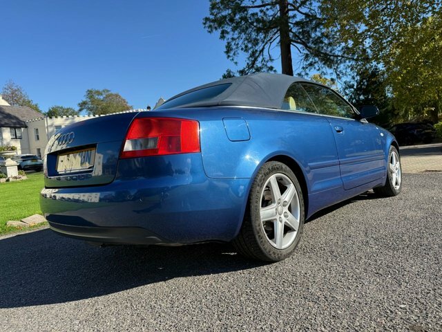 Audi A4 Cabriolet 2.5 Tdi Sport Convertible Cvt 197 G Km Blue #6