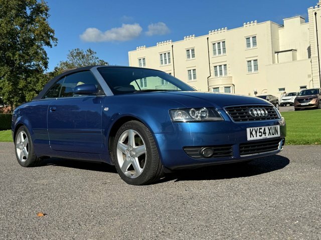 Audi A4 Cabriolet 2.5 Tdi Sport Convertible Cvt 197 G Km Blue #3