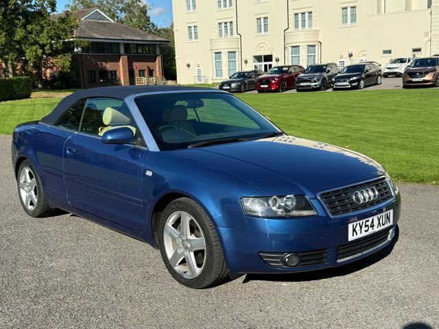 Audi A4 Cabriolet 2.5 Tdi Sport Convertible Cvt 197 G Km Blue #2