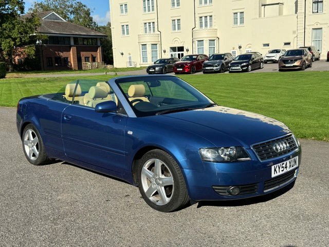 Audi A4 Cabriolet 2.5 Tdi Sport Convertible Cvt 197 G Km Blue