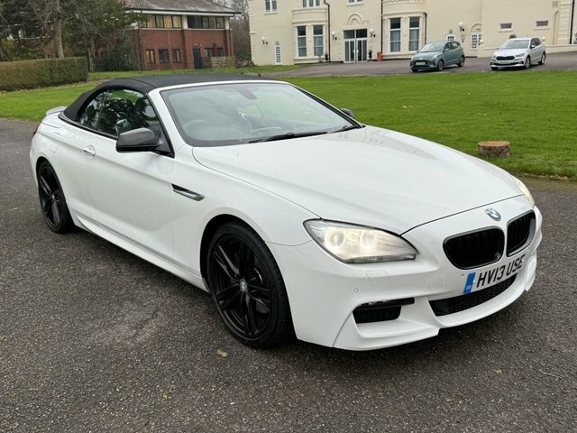 BMW 6 Series 3.0 640D M Sport Convertible Euro White