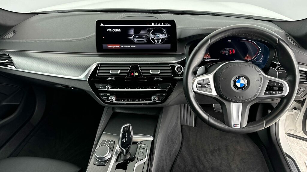 BMW 5 Series M Sport Saloon White #4