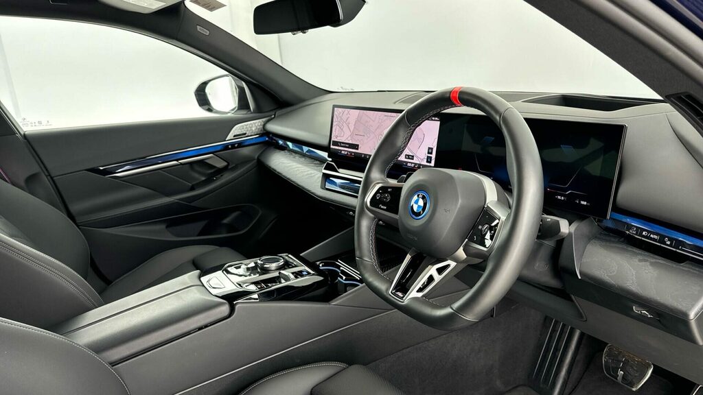 BMW i5 M60 Saloon Blue #6
