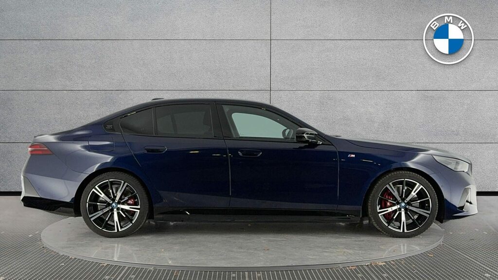 BMW i5 M60 Saloon Blue #3