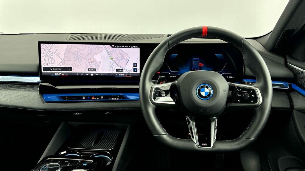 BMW i5 M60 Saloon Blue #5