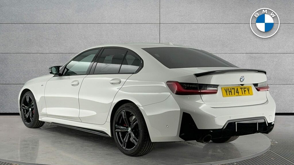 BMW 3 Series Saloon YH74TFY White #2