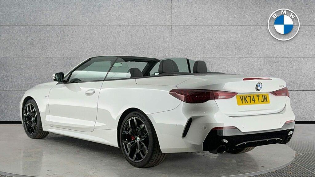 BMW 4 Series Convertible YK74TJN White #2