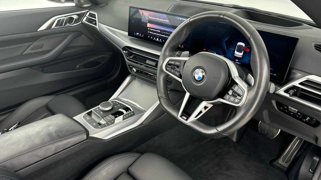BMW 4 Series Convertible YK74TJN White #6