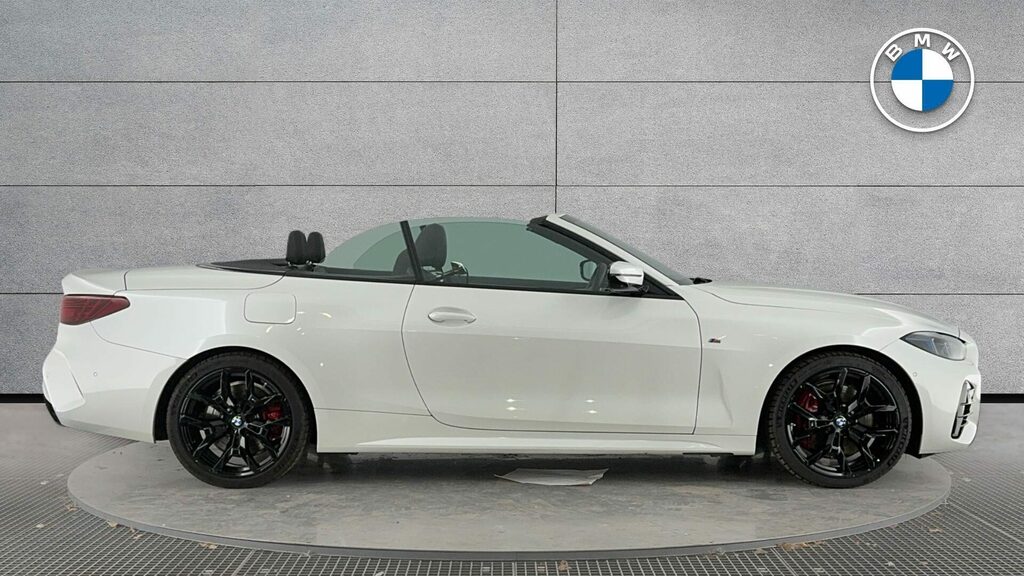 BMW 4 Series Convertible YK74TJN White #3