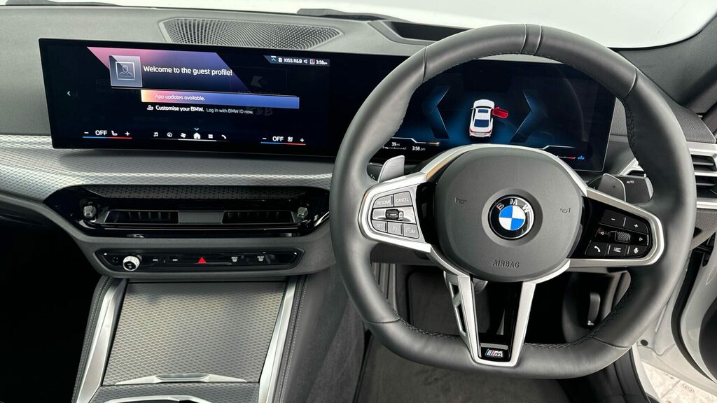BMW 4 Series Coupe YB74CGV White #5