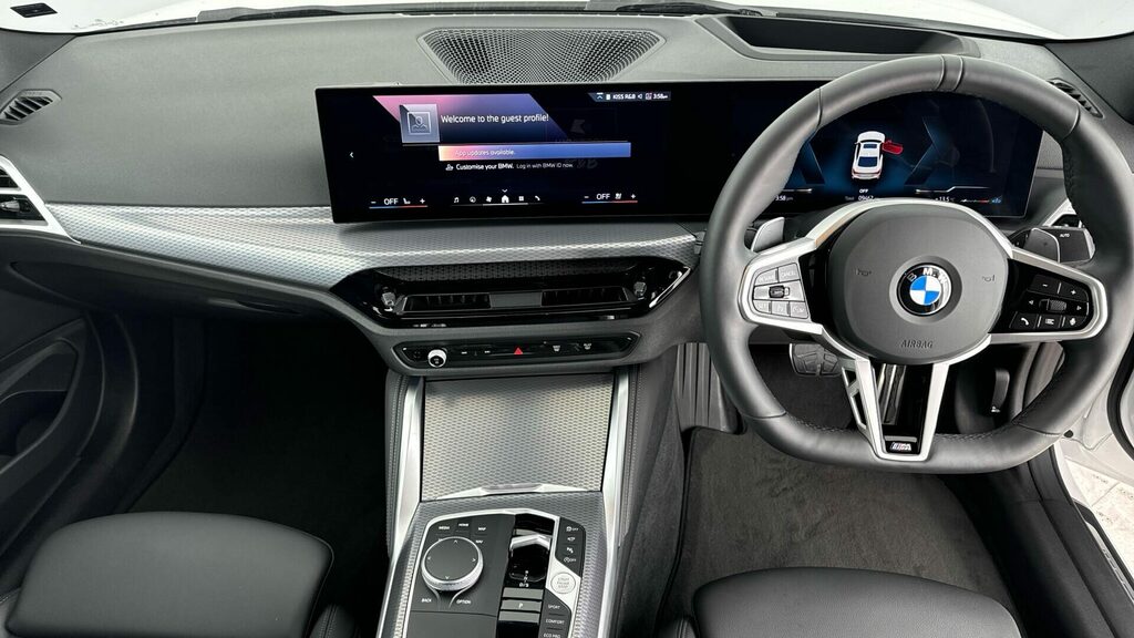 BMW 4 Series Coupe YB74CGV White #4