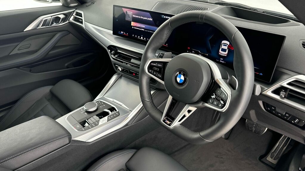 BMW 4 Series Coupe YB74CGV White #6