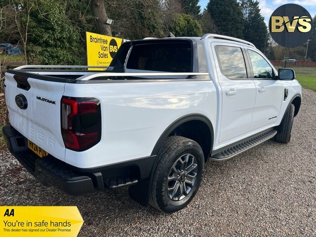 Ford Ranger Td Ecoblue Wildtrak Pickup HV24PUY White #3