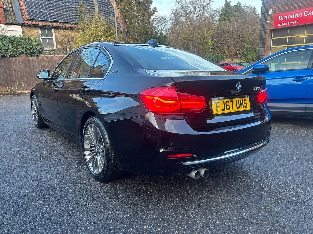 BMW 3 Series 330E Luxury FJ67UMS Black #4
