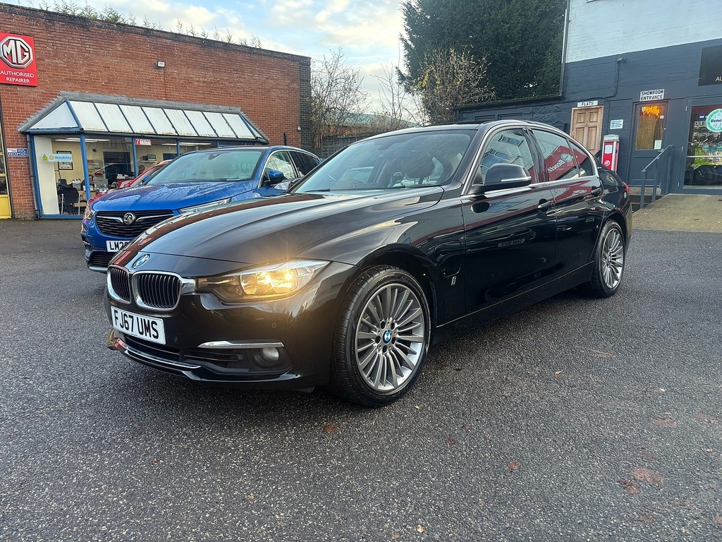 BMW 3 Series 330E Luxury FJ67UMS Black #3