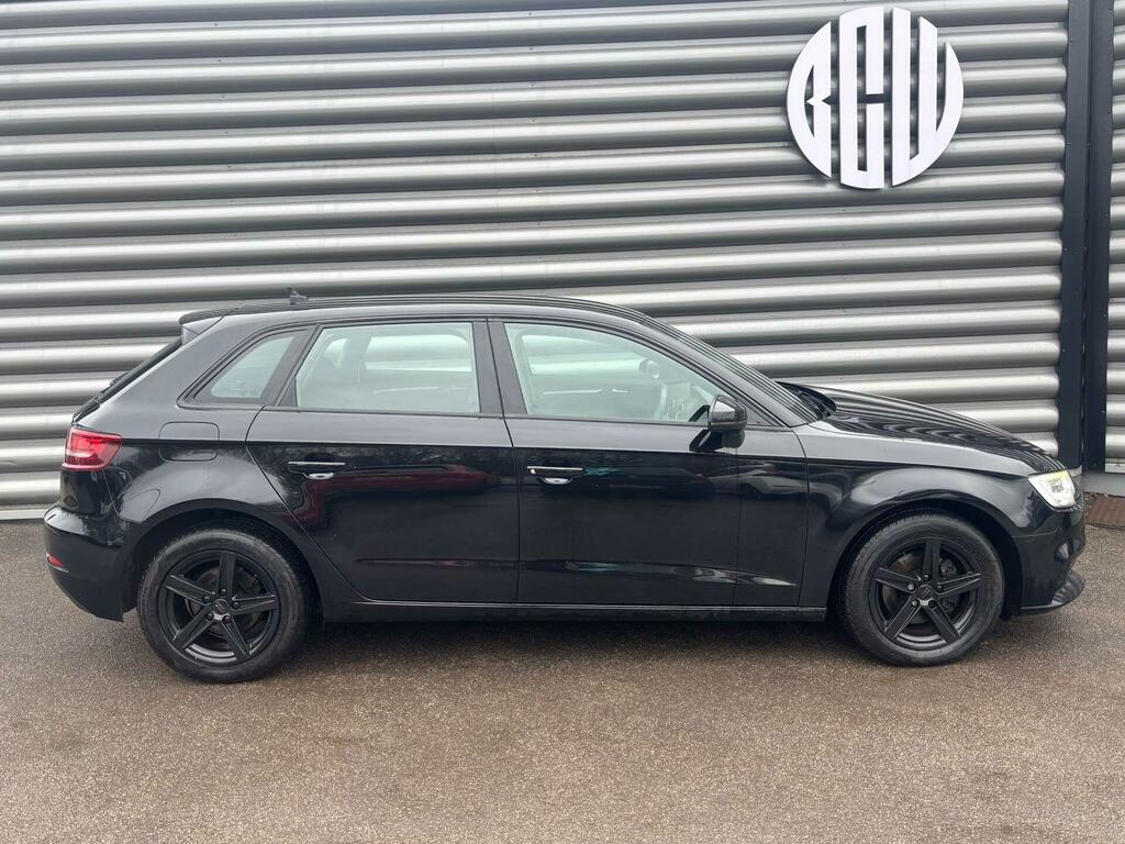 Audi A3 1.6 Tdi 30 Se Technik Sportback S Tronic Euro 6 S YW19TKJ Black #3