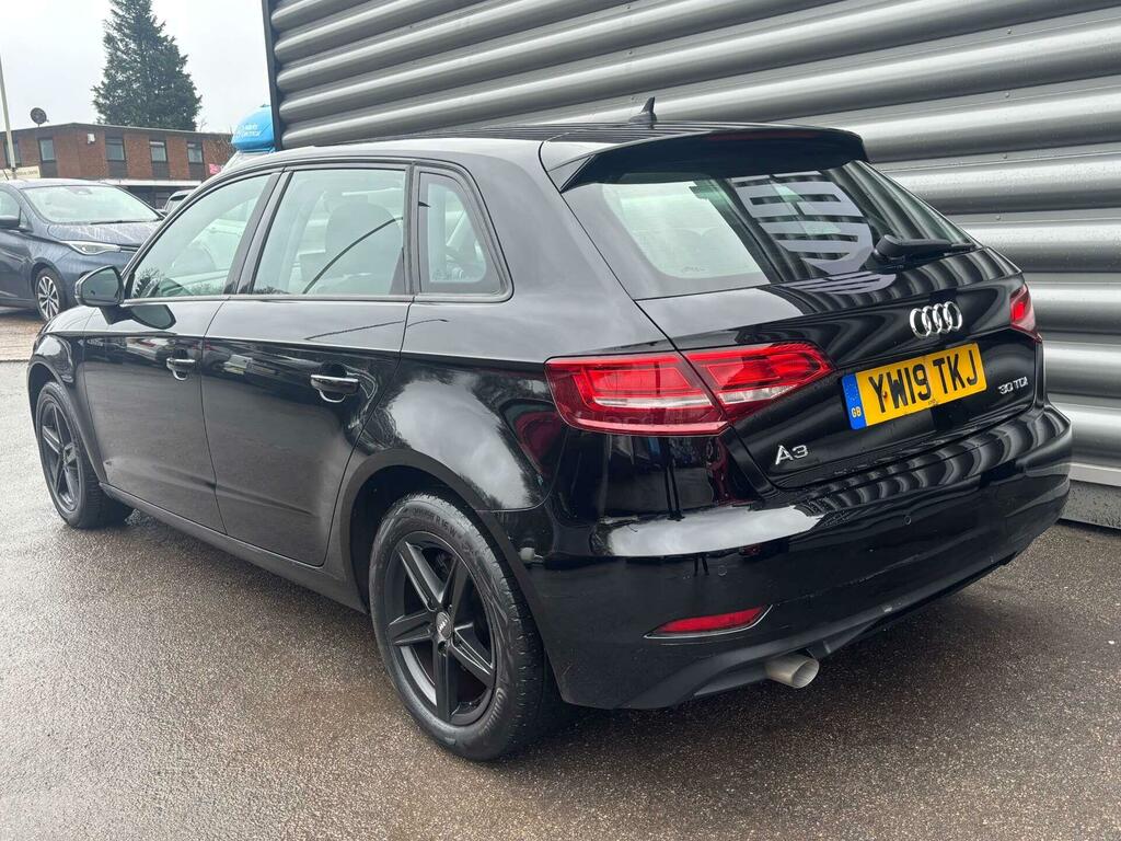 Audi A3 1.6 Tdi 30 Se Technik Sportback S Tronic Euro 6 S YW19TKJ Black #6