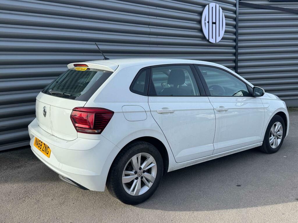 Volkswagen Polo 1.6 Tdi Se Euro 6 Ss White #4