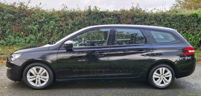 Peugeot 308 SW 1.6 Bluehdi Active Estate Euro 6 AK16ZRV Black #5