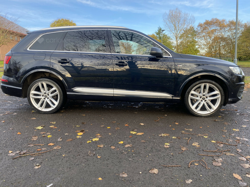 Audi Q7 S Line Tdi Quattro RX65EZB Blue #3