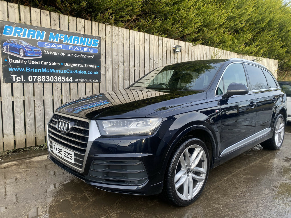 Audi Q7 S Line Tdi Quattro RX65EZB Blue #2