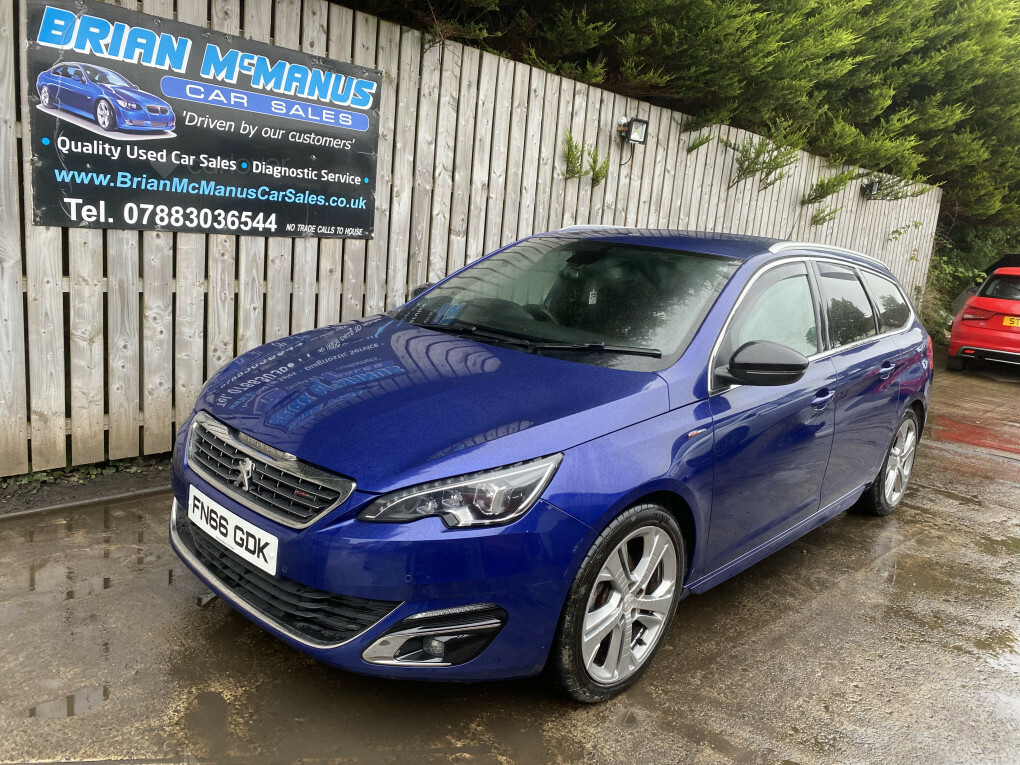 Peugeot 308 SW Gt Line Sw Hdi Blue Ss FN66GDK Blue #2