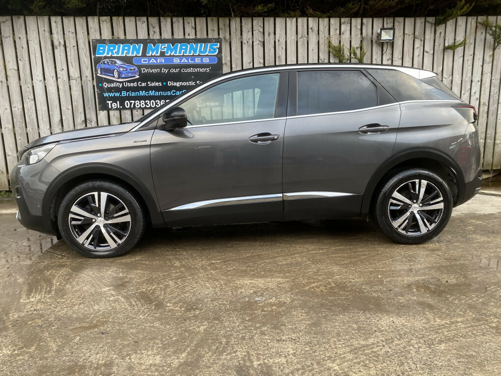 Peugeot 3008 Gt Line Blue Hdi Ss Grey