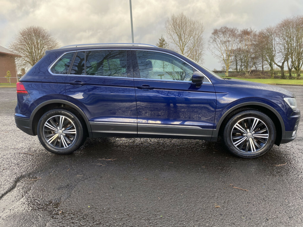 Volkswagen Tiguan Se Nav Tdi Bluemotion Technology CA66BJO Blue #3