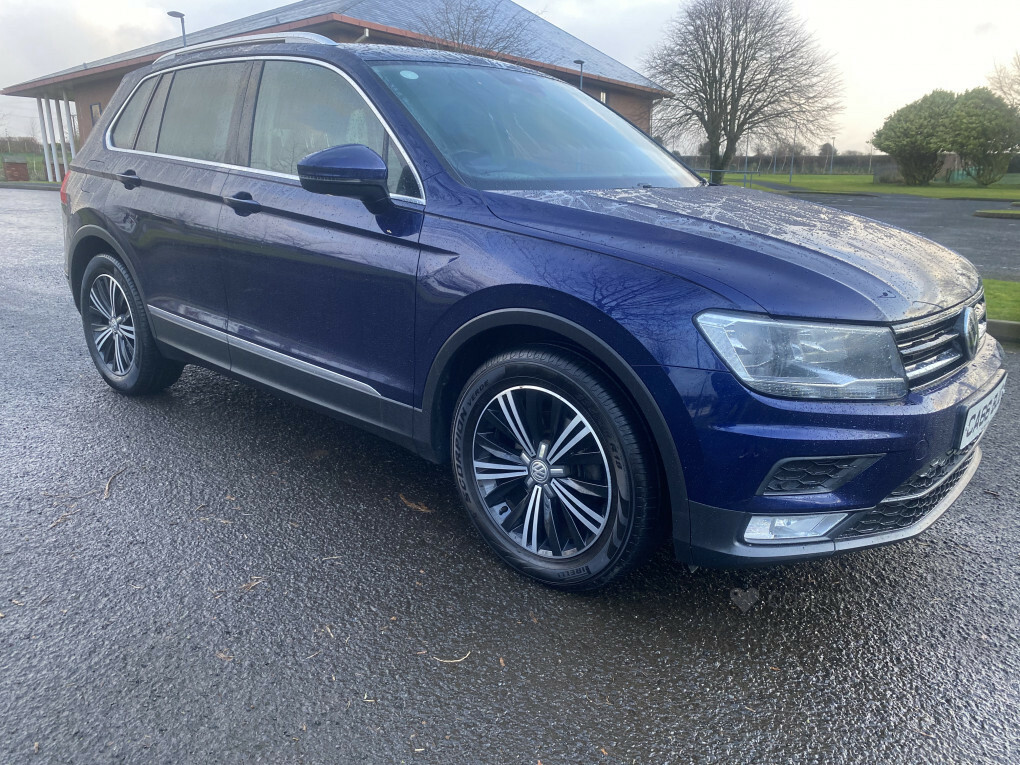 Volkswagen Tiguan Se Nav Tdi Bluemotion Technology CA66BJO Blue #5