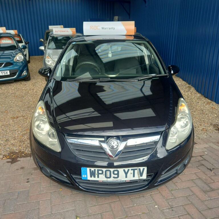 Vauxhall Corsa Hatchback 1.2I 16V Active 200909 WP09YTV Black #3