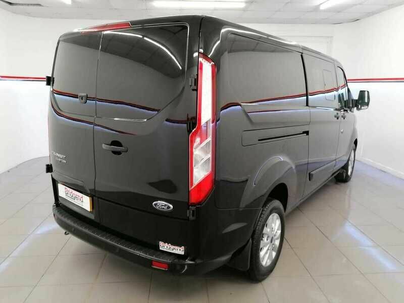 Ford Transit Custom 2.0 320 Ecoblue Limited Crew Van L WP72TCZ Black #6
