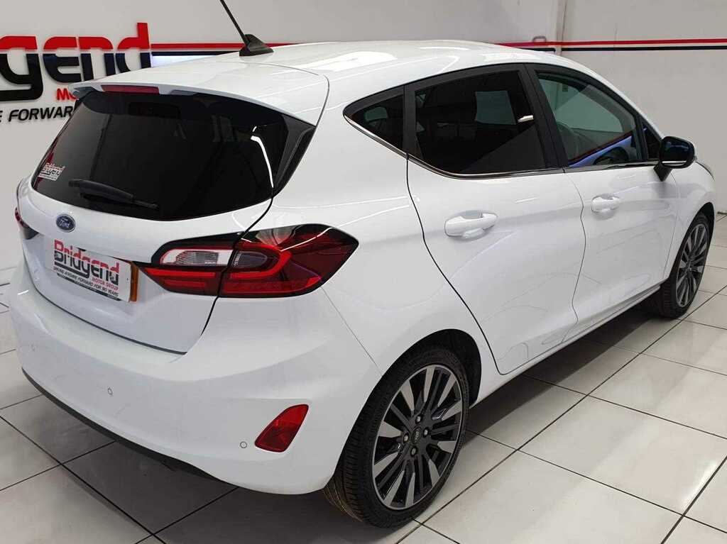 Ford Fiesta 1.0T Ecoboost Mhev Titanium Vignale Hatchback SG22NLL White #6