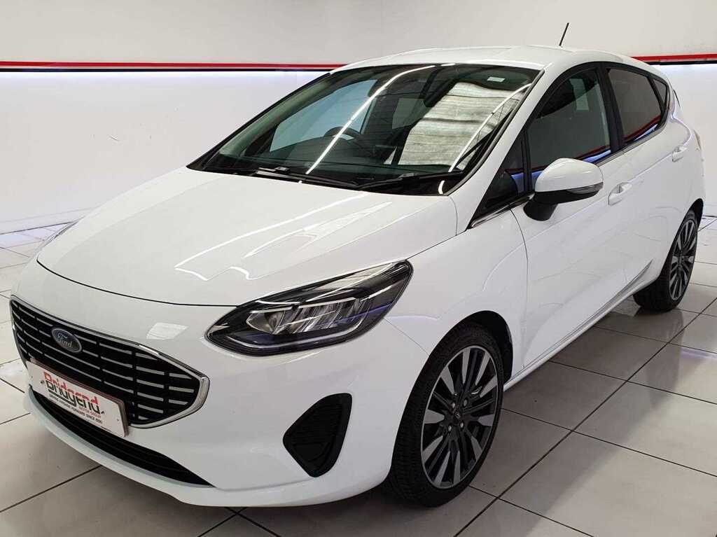 Ford Fiesta 1.0T Ecoboost Mhev Titanium Vignale Hatchback SG22NLL White #3