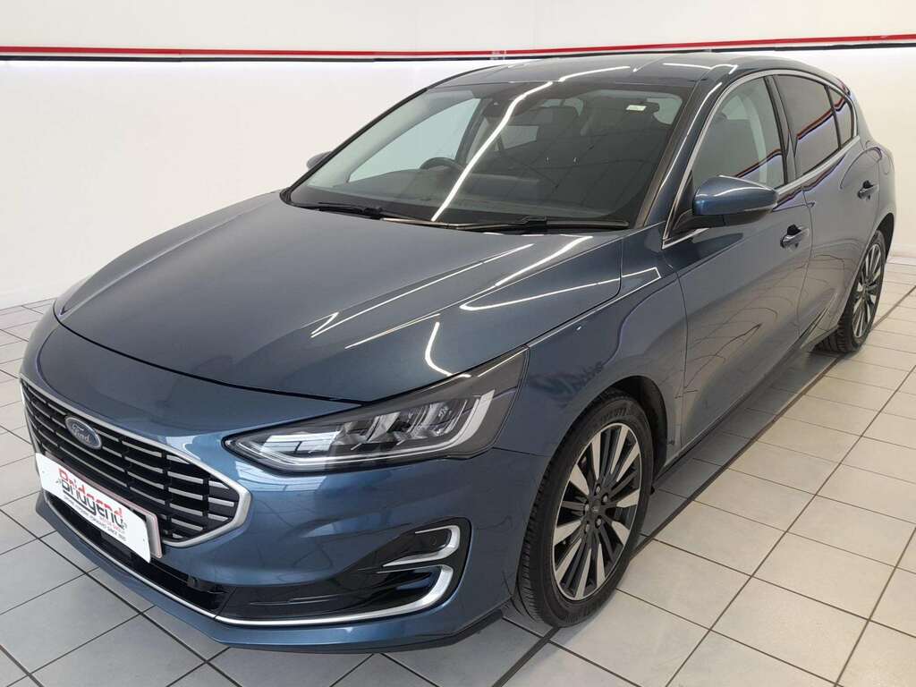 Ford Focus 1.0T Ecoboost Titanium Vignale Hatchback BU72AZZ Blue #3