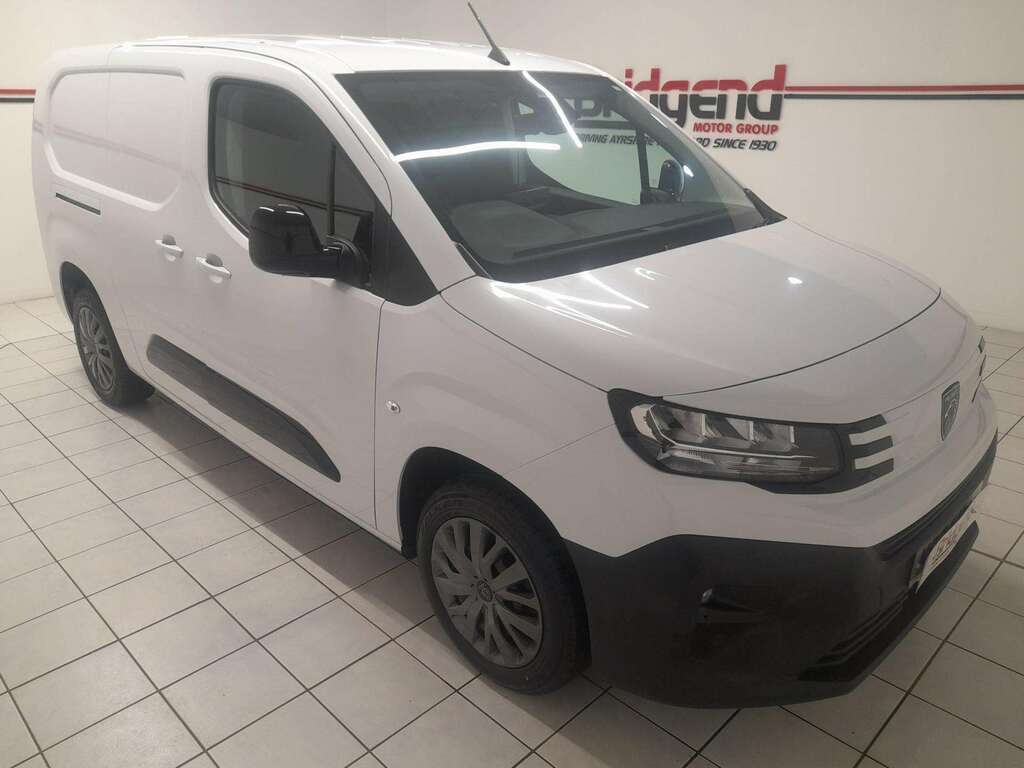 Peugeot Partner 1.5 Bluehdi 950 Asphalt Long Panel Van 6Dr KP74UNF White #2