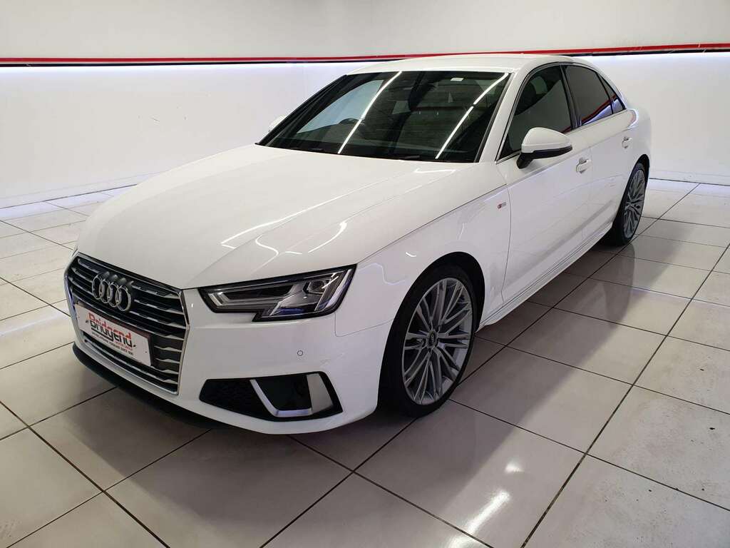 Audi A4 2.0 Tfsi 35 S Line Saloon PA19KTG White #3